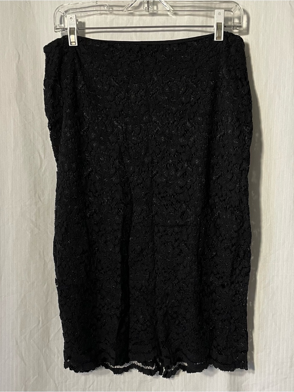 Worthington Black Lace Pencil Skirt